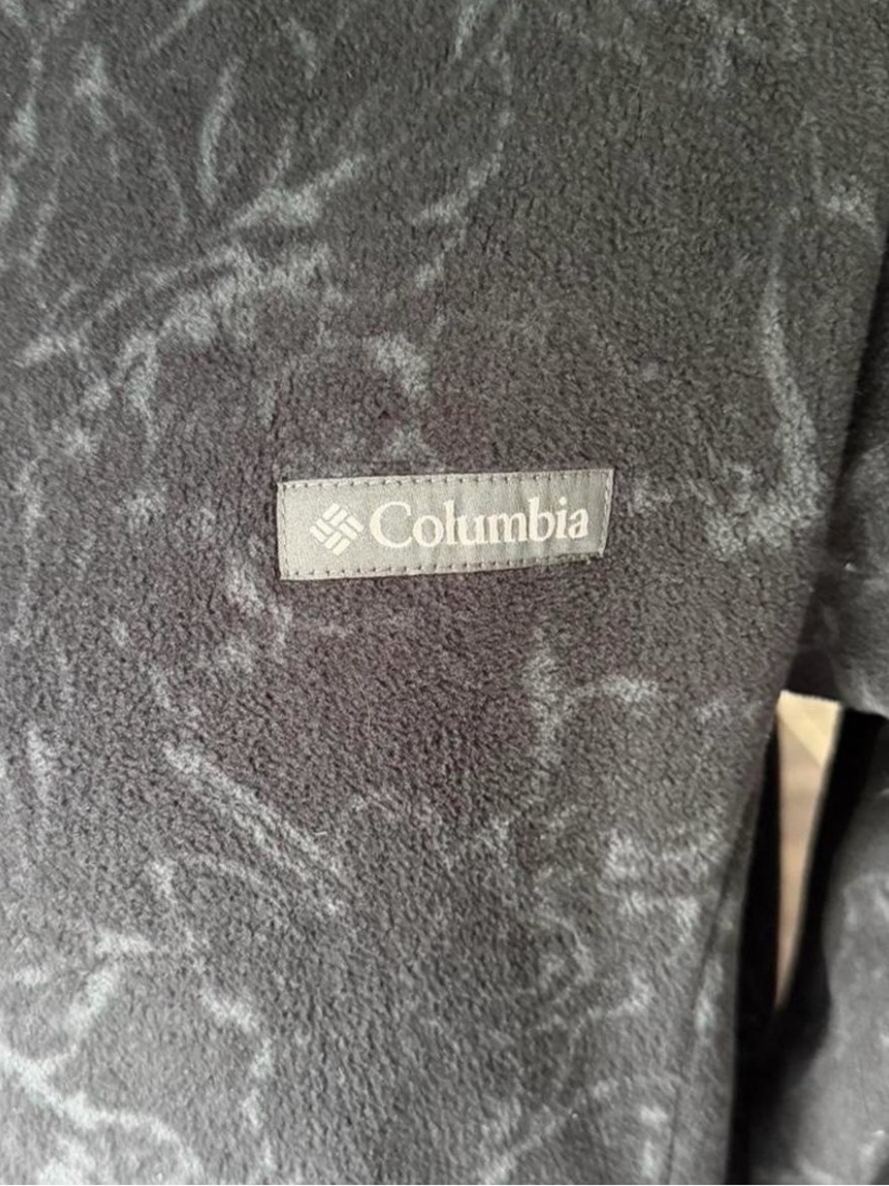 Columbia Women's Charcoal Floral Cowl-Neck Pullover - Picture 3 of 6